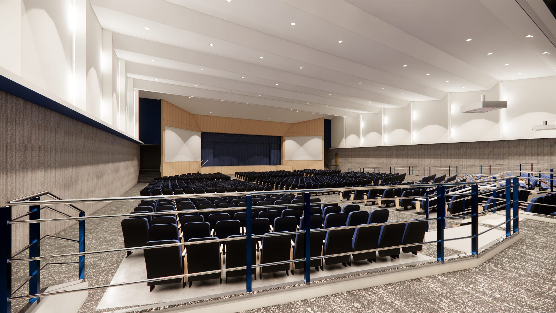 LCHS auditorium &mdash; seating toward stage