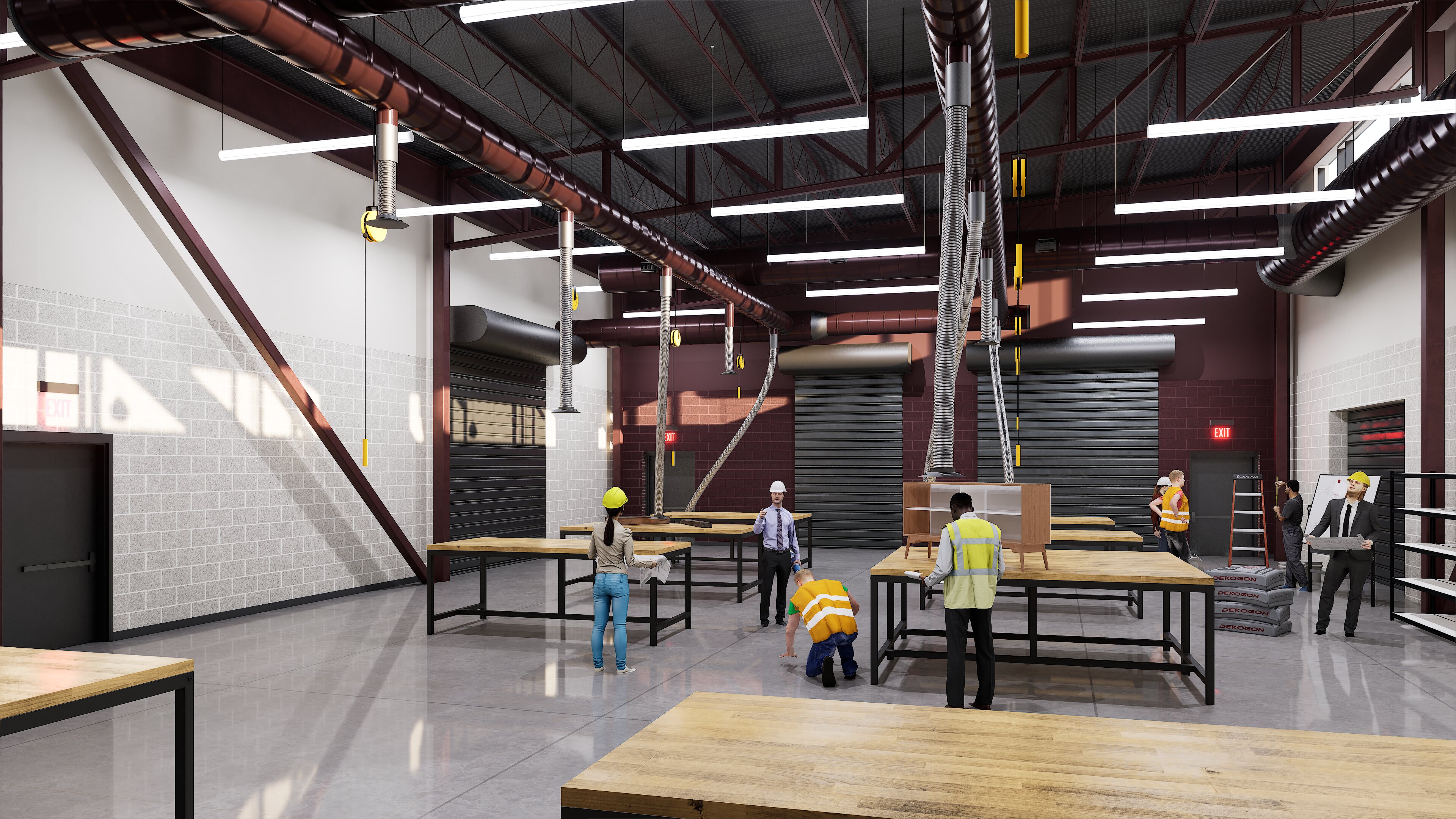 Whitesboro CTE &mdash; construction technology lab
