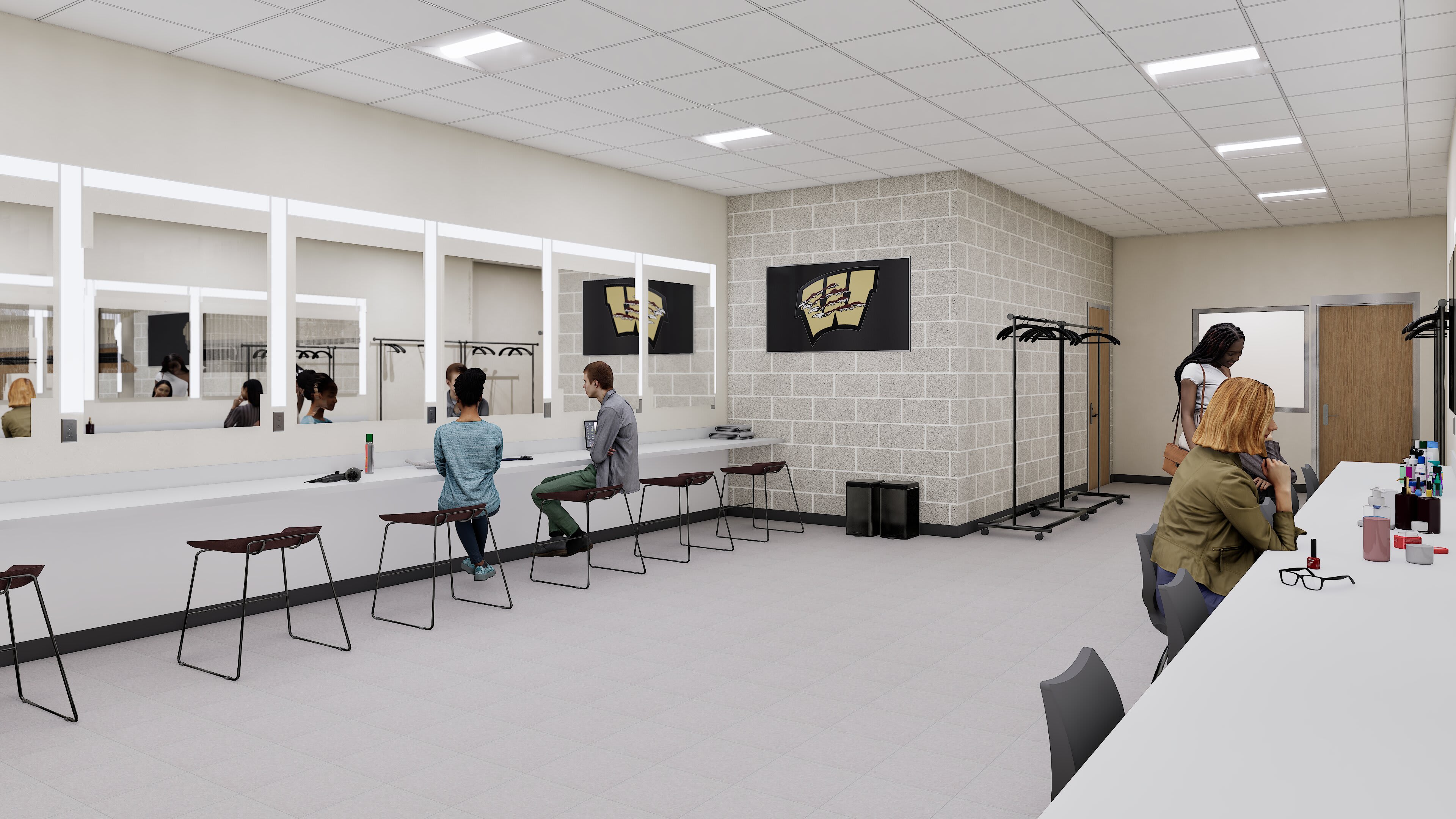 Whitesboro PAC &mdash; dressing room / green room