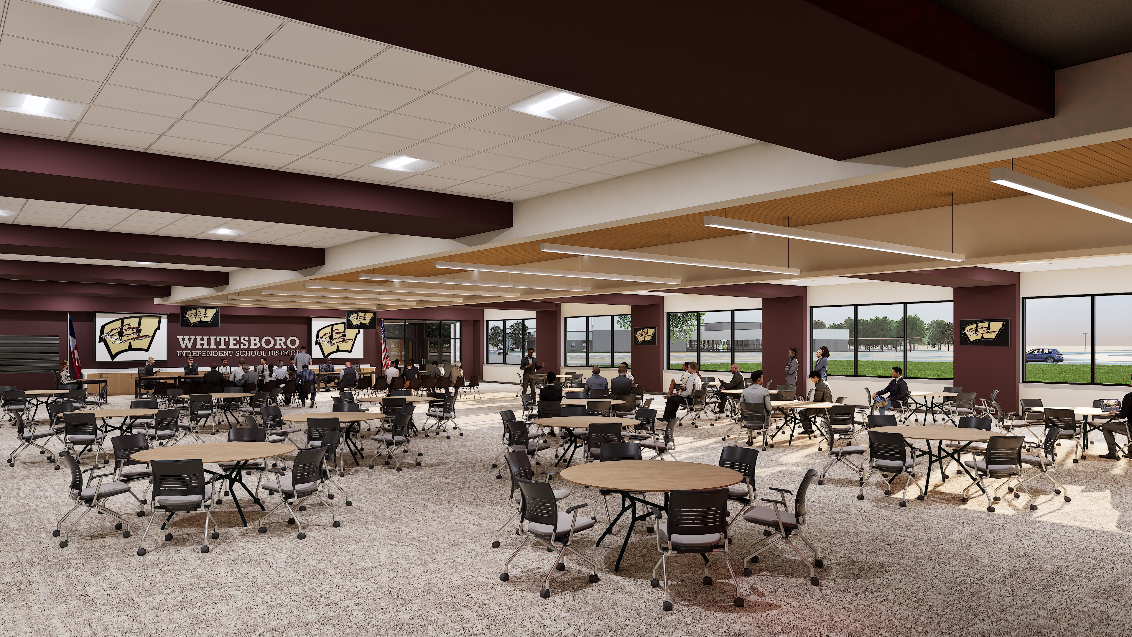 Whitesboro BTC &mdash; student commons and collaboration hub