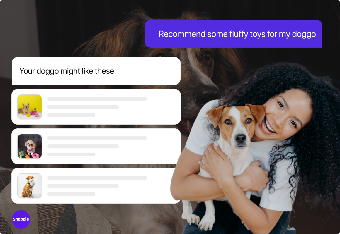 Shoppie for pet supplies