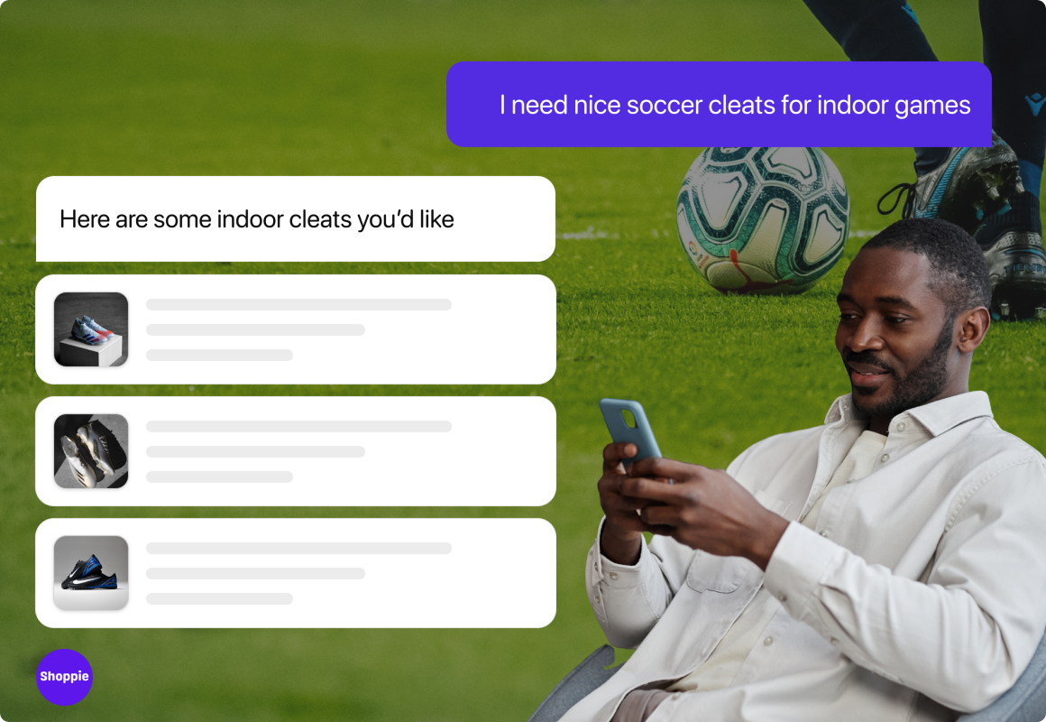 Shoppie for sporting goods