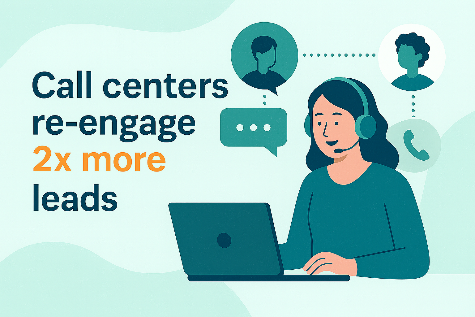 Call centers re-engage 2x more leads
