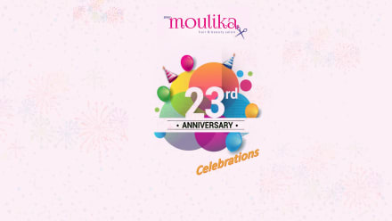 Sree Moulika 23rd Anniversary celebration graphic