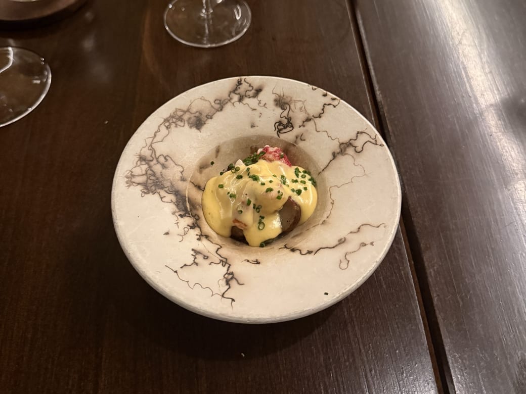Austrian Crescent Potato and Lobster from Feld. (Jacoby Cochran / City Cast Chicago)