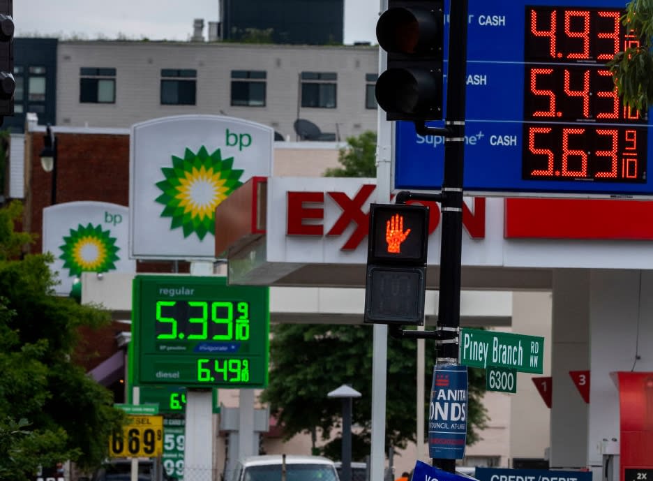 Gas prices in D.C. keep going up. (The Washington Post/Getty Images)