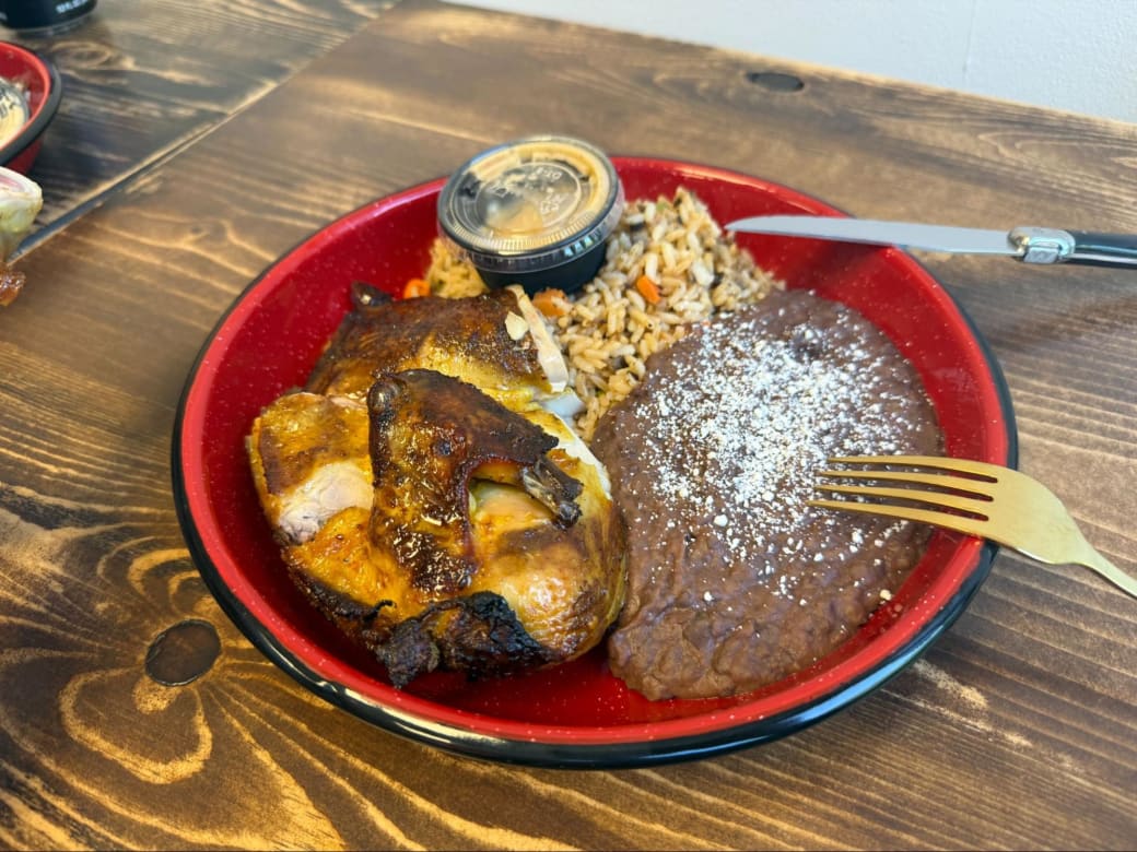  A plate of chicken from Riot Chicken.