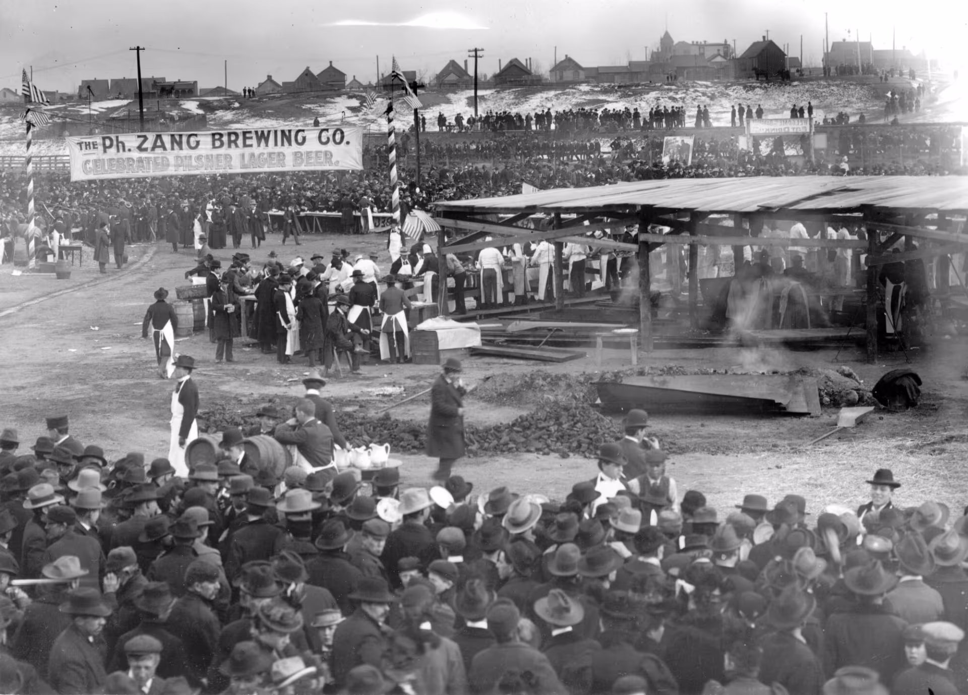 A reported 30,000 people showed up to the community barbecue in 1898 that would eventually be remembered as Denver’s “barbecue riot.”