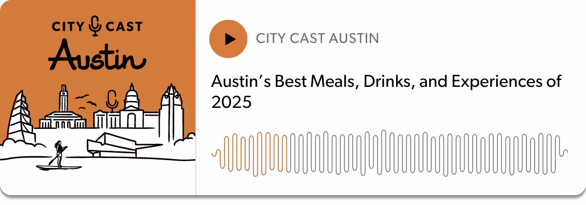 An image of a podcast player