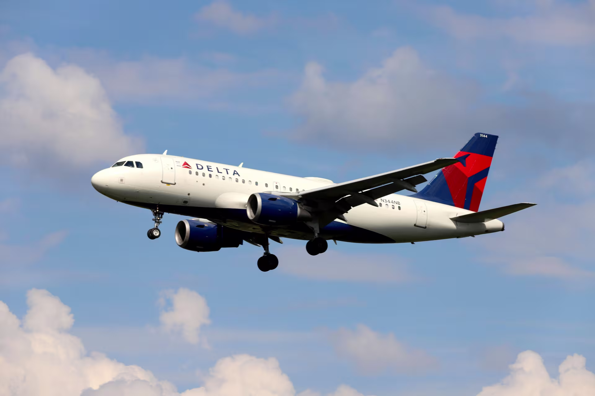 A Delta jet in flight. 