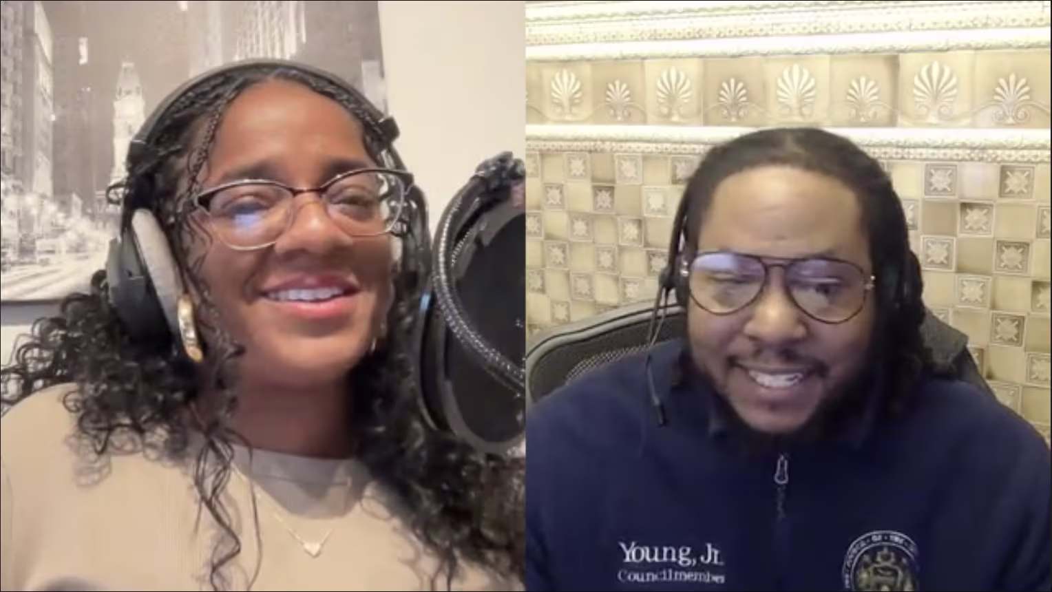 Councilmember Jeffery Young, Jr. in a Riverside screenshot