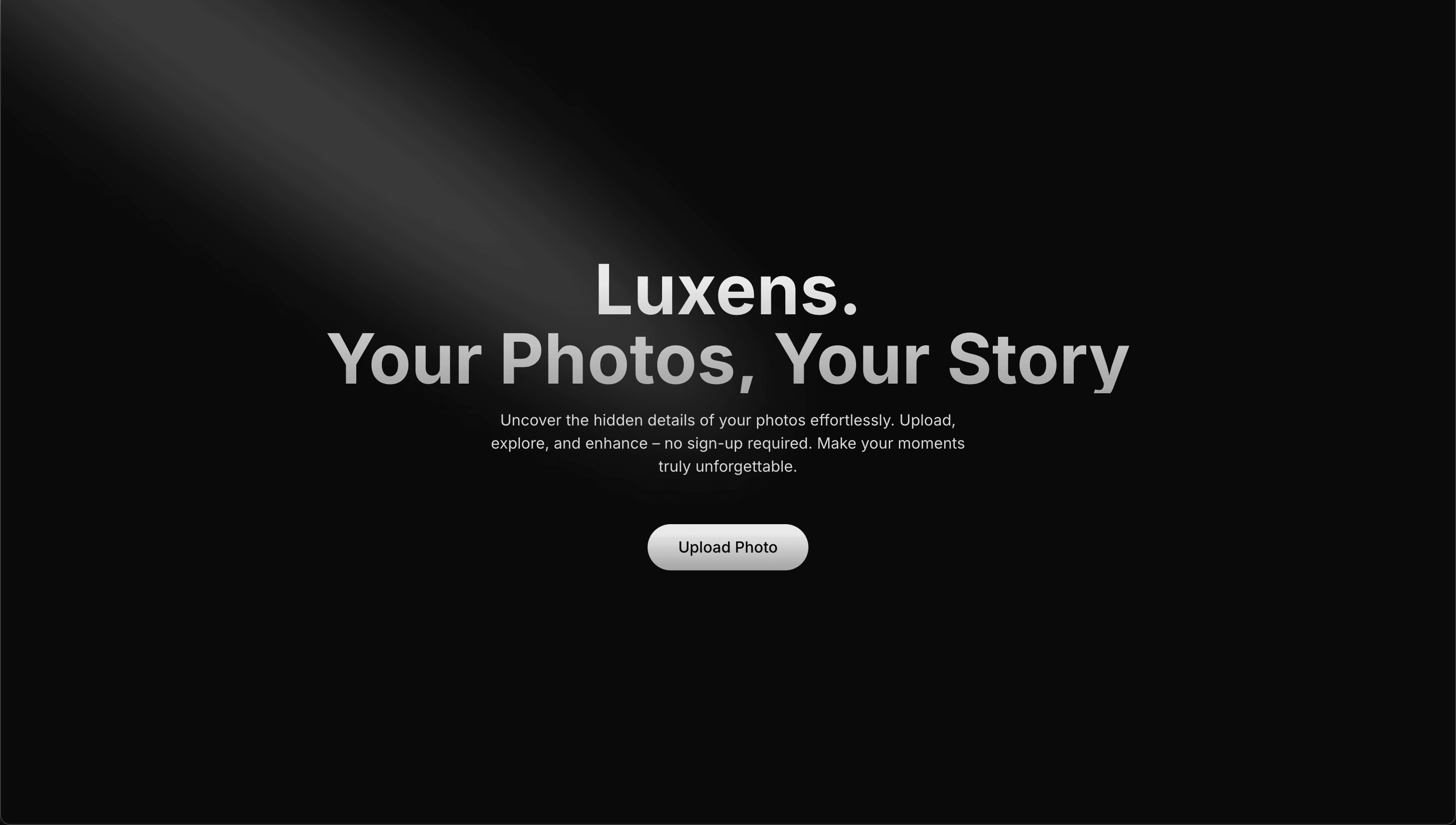 Luxens: Your Photos, Your Story