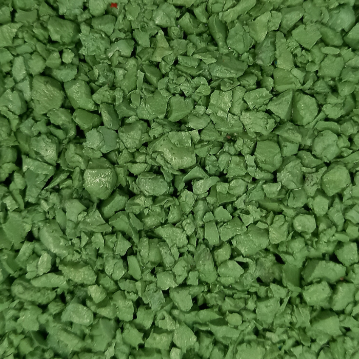 EPDM granules mixed with binder - E17 PALE GREEN