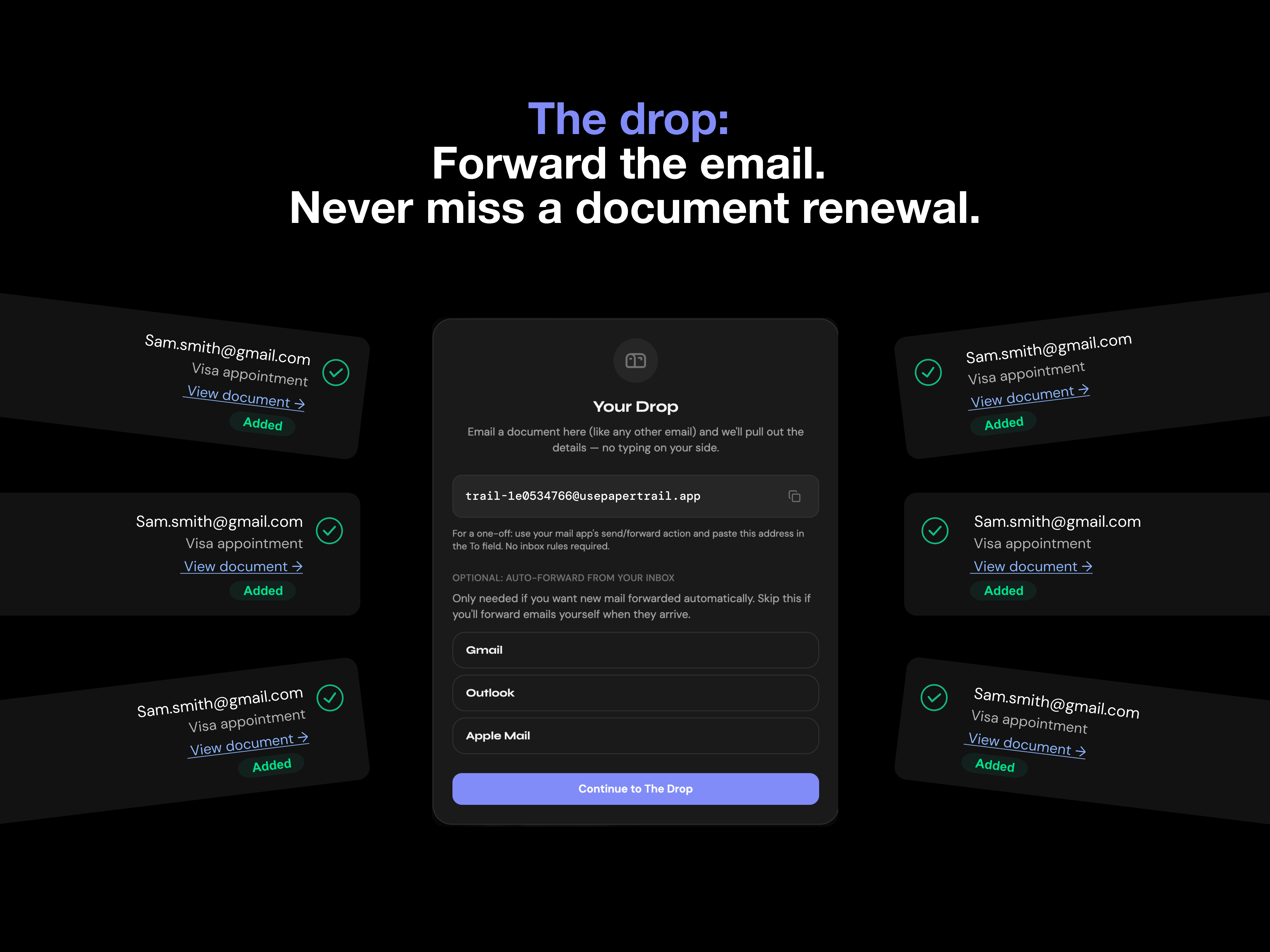 Papertrail — document tracking