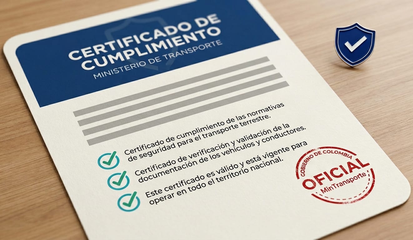 Certificado de curso pedagógico para descuento en comparendos