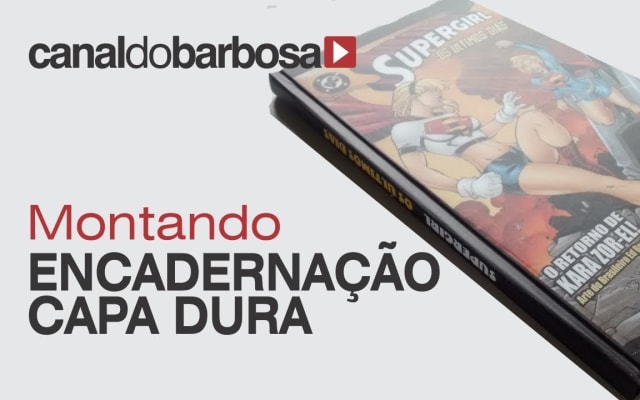 Capa do post de Célio Barbosa: Montando capa dura para encadernação com papel de guarda
