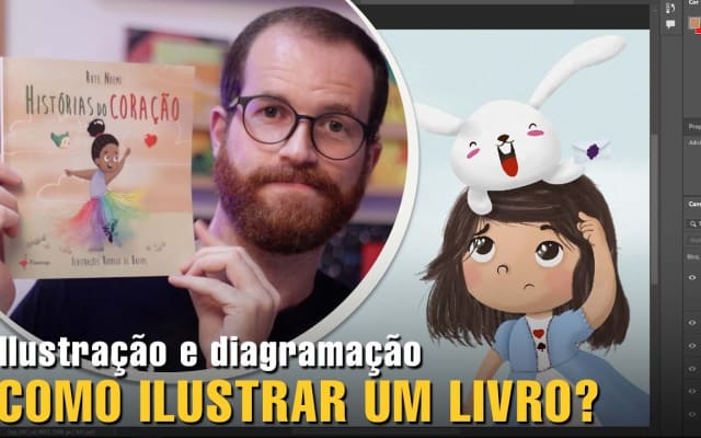Capa do post de Rodrigo de Britos: Como foi ilustrar um livro infantil, ilustração e diagramação | Literatura Infantil