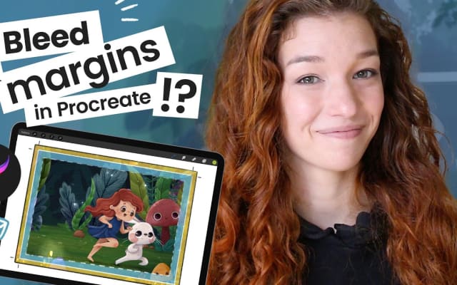 Capa do post de Genevieve's Design Studio: How To Format Files For Printing (Children's Books & more) • BLEED & MARGINS in PROCREATE!