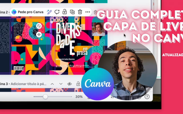 Capa do post de Além dos Livros: CAPA DE LIVRO FÍSICO: como fazer de graça no CANVA | atualizado | orelha, lombada, contracapa, ISBN