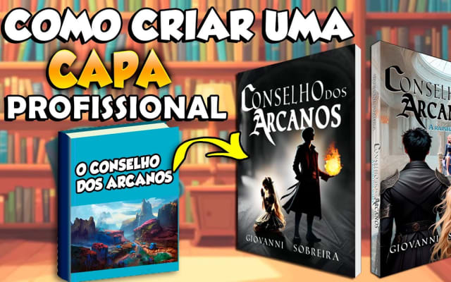 Capa do post de Drak Tutoriais: COMO FAZER UMA CAPA DE UM LIVRO PROFISSIONAL