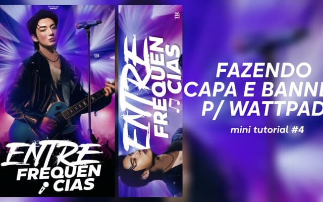 Capa do post de taehyrf: fazendo capa e banner p/ wattpad (mini tutorial #4)
