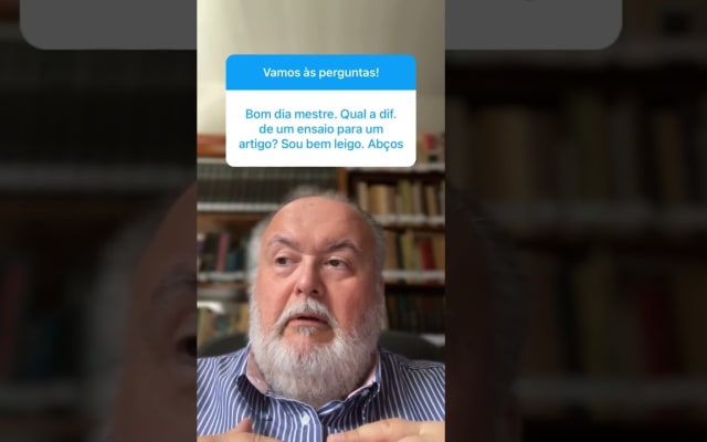 Capa do post de Rodrigo Gurgel: Qual a diferença entre ensaio e artigo?