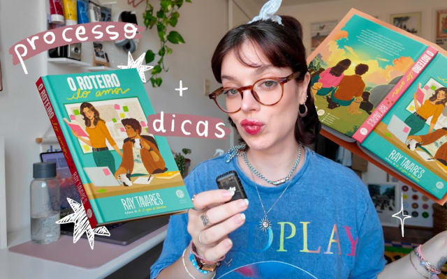 Capa do post de Mika Serur: CRIANDO A CAPA DO LIVRO O ROTEIRO DO AMOR (+ dicas do mercado editorial para ilustradores) 📖 🎀