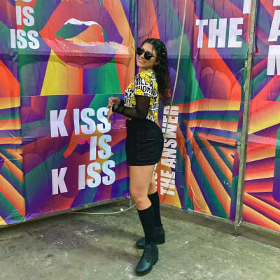 registros do pior festival de todos 💛 mas music é sim the answer #mita #mitafestival #lanadelrey #djonga