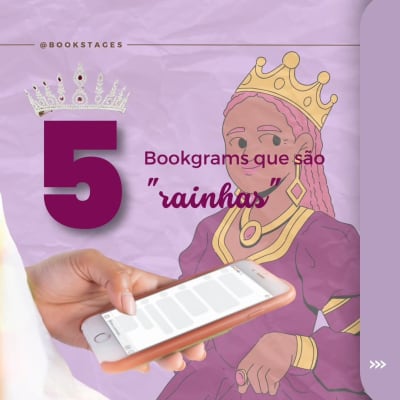 👑 A gente sempre tem aquele perfil específico quando queremos alguma indicação de livros, né ? 👑 cês viram que eu falei 5 e ainda…