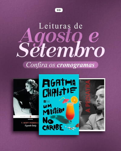 📚 Chegamos em Agosto e, com isso, iniciamos o nosso desafio de 3 leituras pelos próximos 2 meses! Entendemos que pode ser um desafio…