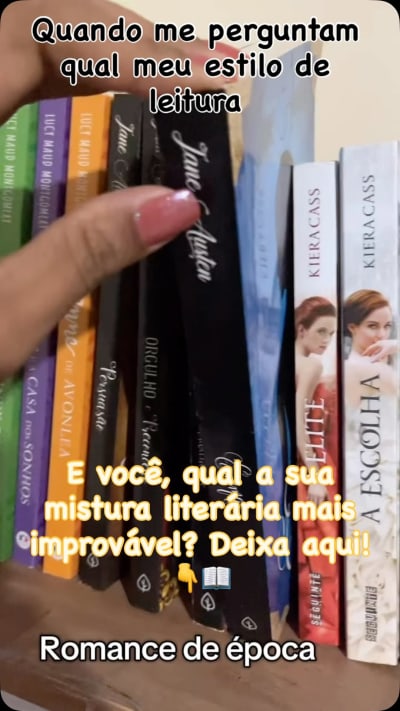 Pov: Você é uma leitora eclética e sua vibe muda com a página. 😂📖 De manhã: Um romance de fantasia para aquecer o coração. ❤️✨ À noite…