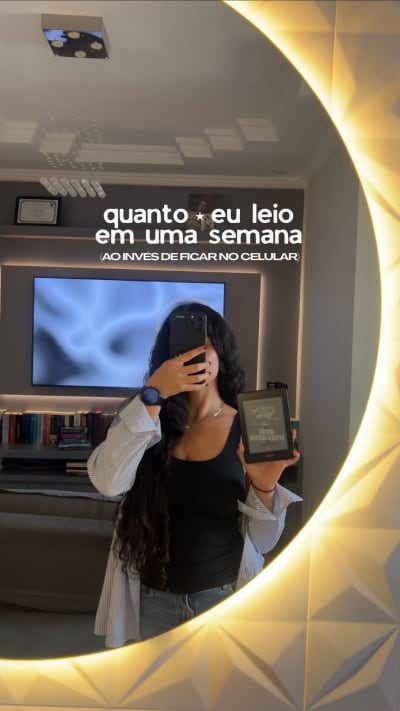 tudo o que eu li essa semana ao invés de ficar rolando o feed e usando telas excessivamente ❤️‍🩹 –> vocês leram bastante essa semana?…