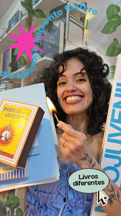 ✨ Livros são maravillhosos, mas quando têm formatos diferentes são maravilhosos² !!! A gente lê com a mão também hihiihhi ✨ 📚 Livro…