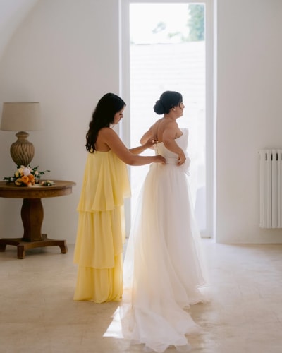Um ano que eu celebrei o casamento da minha irmã no lugar mais lindo do mundo. 👰🏻‍♀️💫