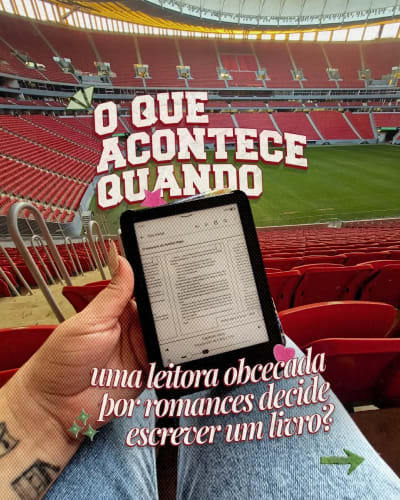 💡 O que acontece quando uma leitora obcecada por romances, apaixonada por esportes e com a cabeça cheia de ideias, finalmente decide…