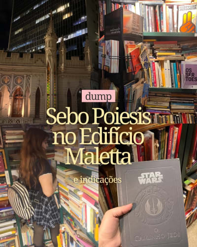 Dica de rolê literário em Belo Horizonte 🏛️📖 Ontem fui ao @sebopoiesis que fica no Edifício Maletta, no centro. De longe é um dos sebos…
