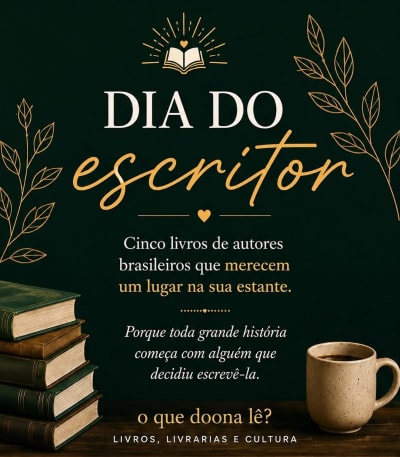 ✍🏻 Hoje celebramos quem transforma palavras em histórias capazes de atravessar gerações. Neste Dia do Escritor, escolhi cinco obras de…