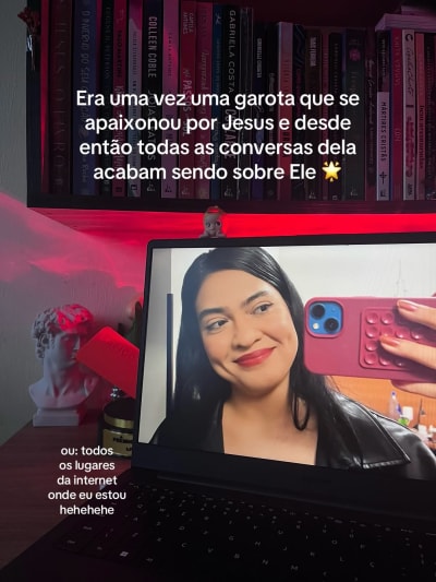 todos os lugares onde produzo conteúdo sobre Jesus ou sobre os livros (que falam de Jesus) hehehehe 🌟