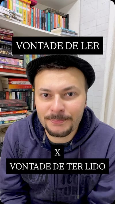 Será que você tem mesmo vontade de ler aquele livro, se vê lendo ele, ou só está se enganando porque queria ter lido? Queria poder debater…