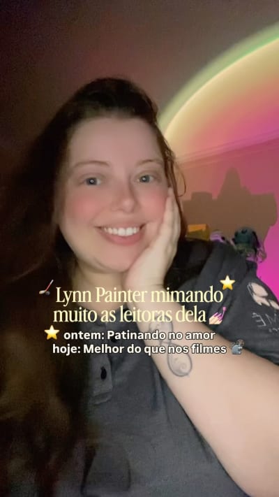 Como ser triste desse jeito? Vamos ficar mal acostumadas @lynnpainterbooks 💖 Ontem ganhamos de presente a data de Patinando no amor Hoje…