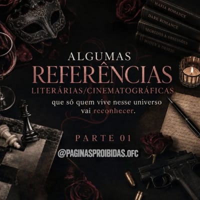 Nem todo mundo vai entender essas referências... Mas quem entender, sabe exatamente o peso que cada uma delas carrega.🖤 Agora me conta…
