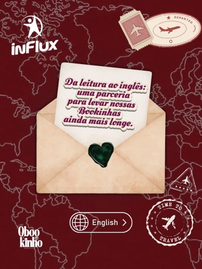 Toda história nos leva para um lugar diferente. E aprender um novo idioma faz essa viagem ir ainda mais longe. Agora, nossas bookinhas…