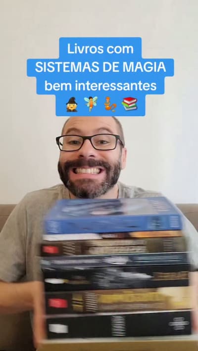 Livros de fantasia com sistema de magia bem diferentes. E aí, concordam? Conhecem algum para entrar nessa lista? #reelsliterario…