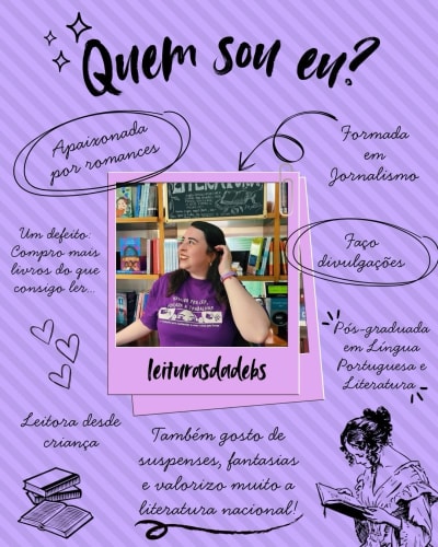 Já são mais de dois anos de Leituras da Debs, e percebi que estava na hora de fazer uma nova apresentação (até porque chegou muuuuuita…