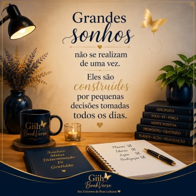 Grandes sonhos começam pequenos. ✨ Começam em uma ideia, em uma decisão, em algo que fazemos hoje mesmo sem saber exatamente onde isso vai…