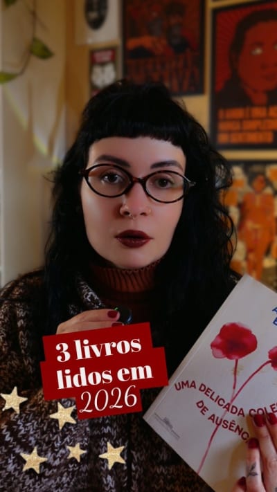 Três livros escritos por mulheres lidos em 2026 ❤️🌟📚
