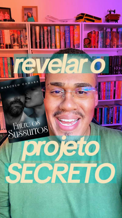 Finalmente chegou o grande dia de revelar o projeto secreto que não é do brandon sanderson kkk é do @omarcelocamara #booksbooksbooks…
