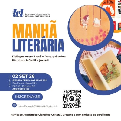 No dia 2 de setembro, o Programa de Literatura e Crítica Literária PUC-SP recebe a artista e escritora Camila Carrossine, o editor Paulo…