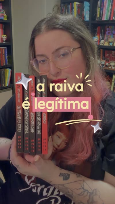 a série de livros que que me deixou totalmente viciada merecia um vídeo aqui 😮‍💨🔪🍎 #livros #bookstagram #mindfuck | publicidade ⭐️