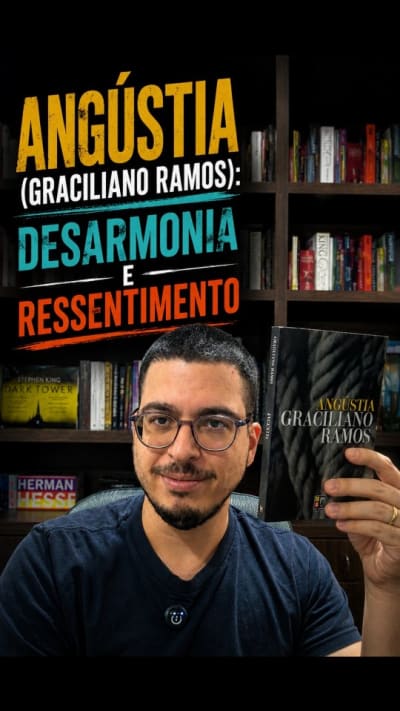 Tem vídeo novo no canal! Análise do livro Angústia de Graciliano Ramos. Exploramos a história do livro à luz da República de Platão e do…
